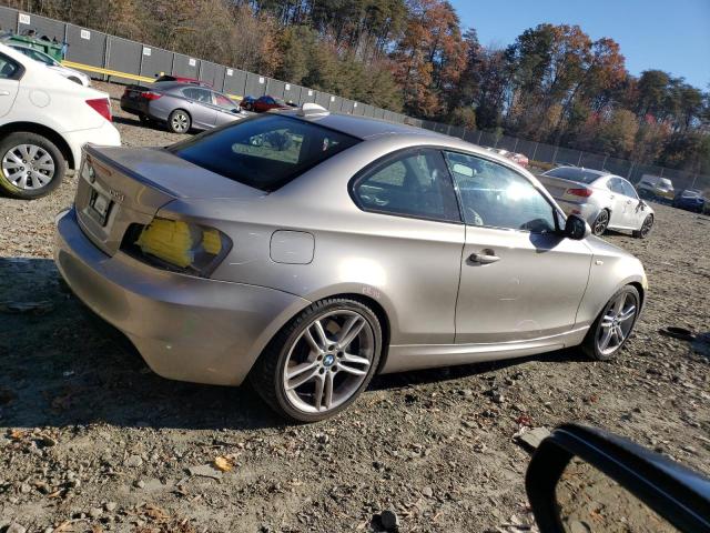 WBAUC9C56BVM09367 - 2011 BMW 135 I GOLD photo 3