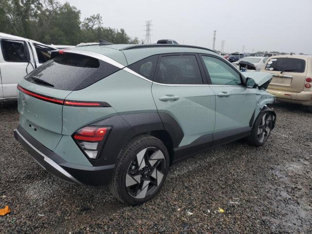 KM8HE3A31RU038305 - 2024 HYUNDAI KONA LIMITED GREEN photo 3