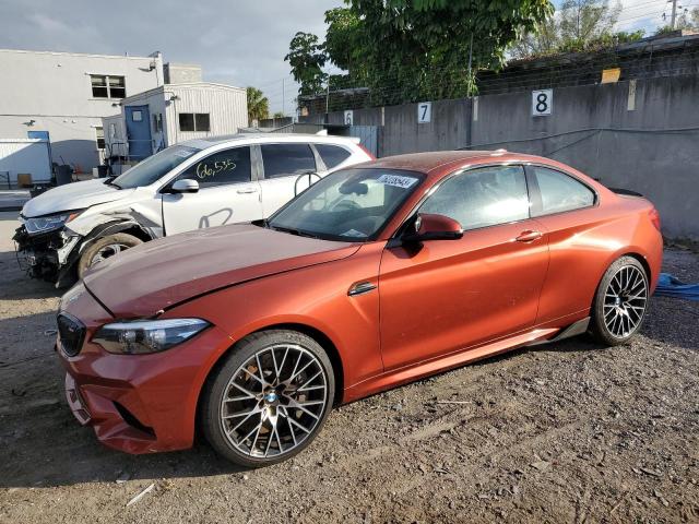 WBS2U7C55K7D25357 - 2019 BMW M2 COMPETITION ORANGE photo 2