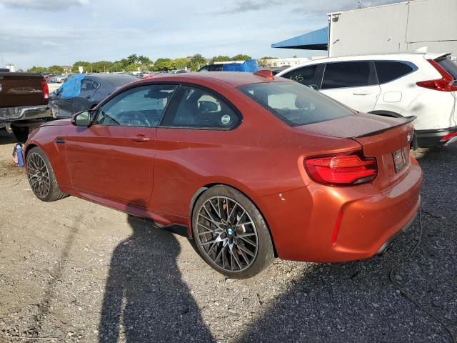WBS2U7C55K7D25357 - 2019 BMW M2 COMPETITION ORANGE photo 3