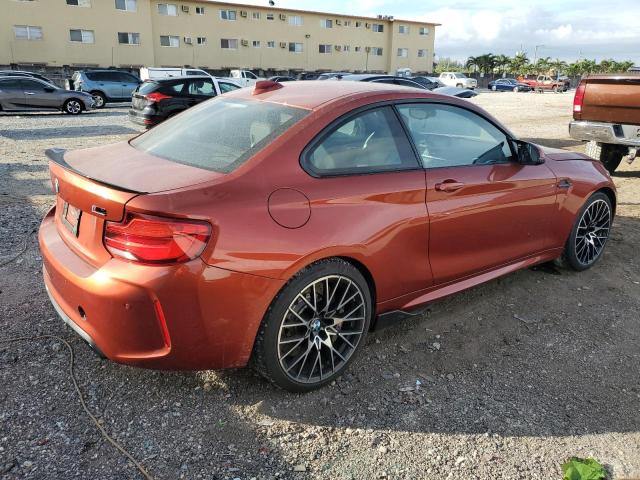 WBS2U7C55K7D25357 - 2019 BMW M2 COMPETITION ORANGE photo 4