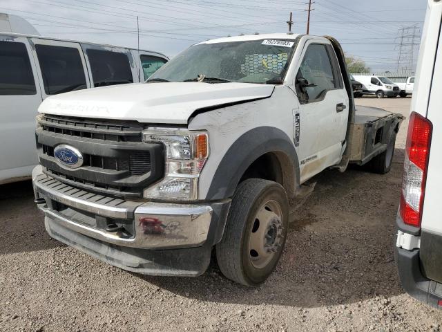 1FDUF4GT8MED59043 - 2021 FORD F450 SUPER DUTY WHITE photo 1