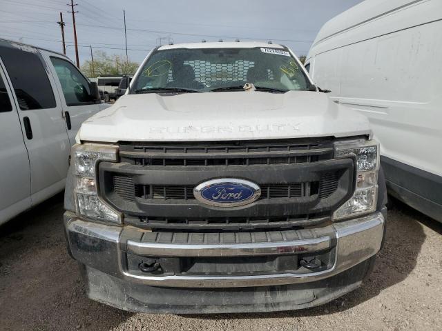 1FDUF4GT8MED59043 - 2021 FORD F450 SUPER DUTY WHITE photo 5