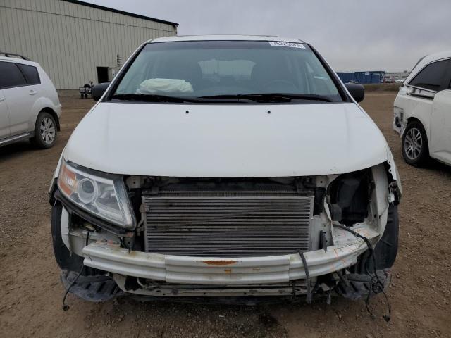 5FNRL5H69CB508848 - 2012 HONDA ODYSSEY EXL WHITE photo 5