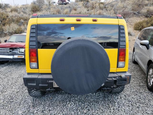 5GRGN23U23H146933 - 2003 HUMMER H2 YELLOW photo 6