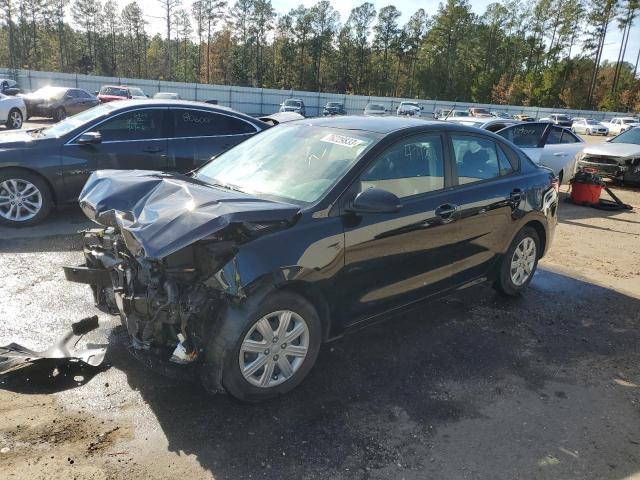 3KPA24AD1NE432442 - 2022 KIA RIO LX BLACK photo 1