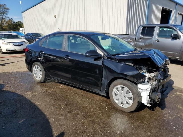 3KPA24AD1NE432442 - 2022 KIA RIO LX BLACK photo 4