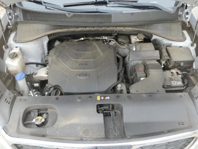 5XYPG4A56KG570108 - 2019 KIA SORENTO LX SILVER photo 12