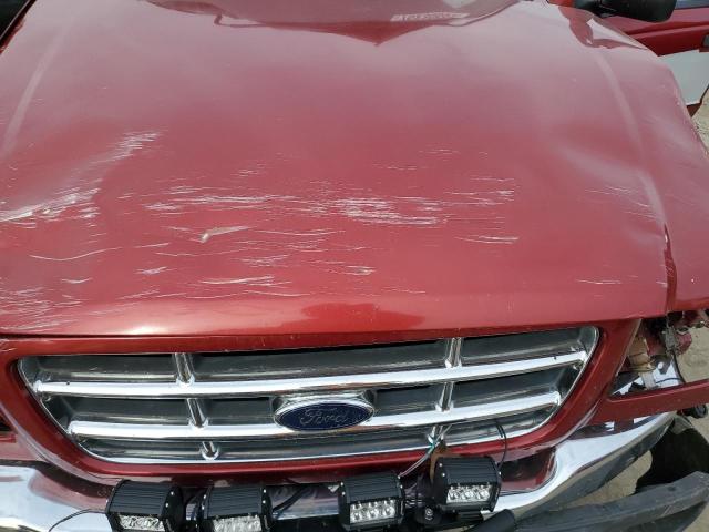 1FTYR10C01TA14697 - 2001 FORD RANGER RED photo 11