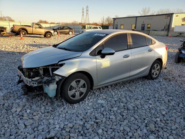 1G1BC5SM5H7240007 - 2017 CHEVROLET CRUZE LS GRAY photo 1