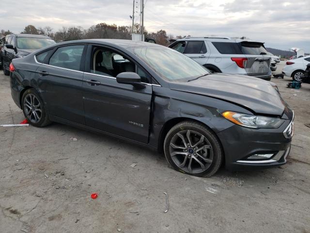 3FA6P0LU2HR316232 - 2017 FORD FUSION SE HYBRID GRAY photo 4