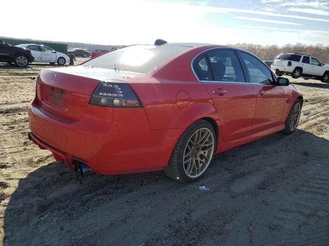 6G2EC57Y38L143337 - 2008 PONTIAC G8 GT RED photo 3