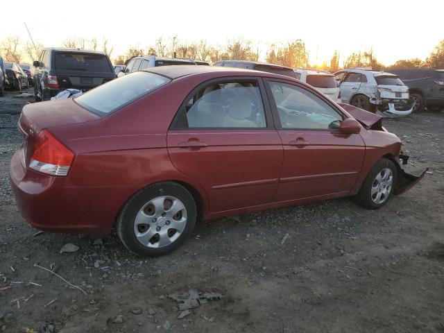 KNAFE121585547610 - 2008 KIA SPECTRA EX BURGUNDY photo 3