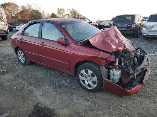 KNAFE121585547610 - 2008 KIA SPECTRA EX BURGUNDY photo 4