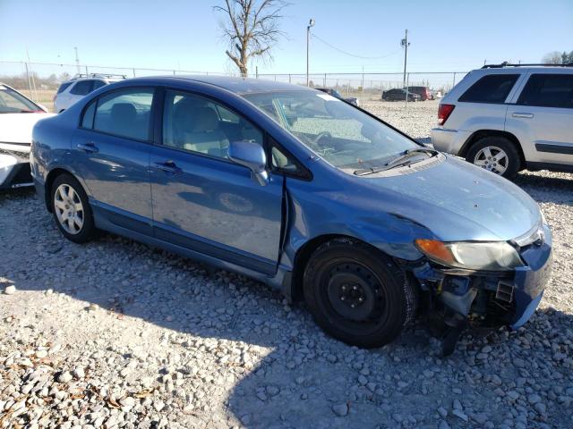 1HGFA16527L043216 - 2007 HONDA CIVIC LX BLUE photo 4