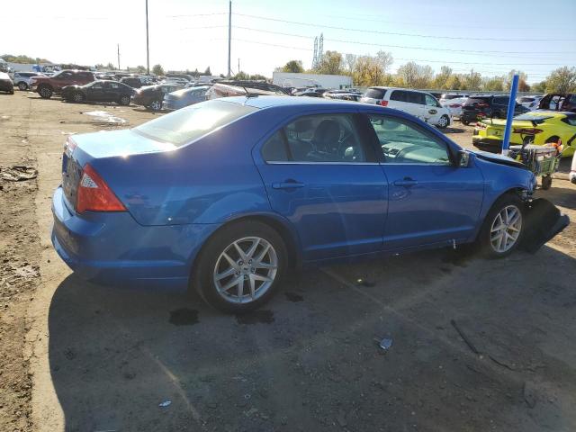 3FAHP0JG7CR211006 - 2012 FORD FUSION SEL BLUE photo 3