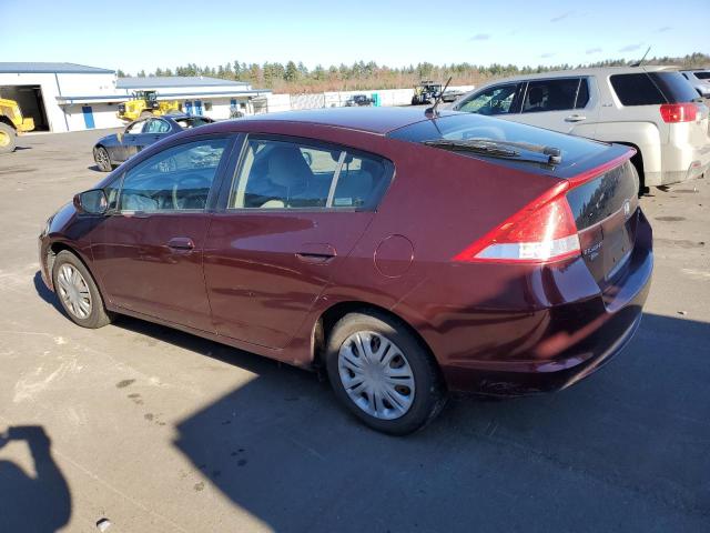 JHMZE2H37BS005804 - 2011 HONDA INSIGHT BURGUNDY photo 2