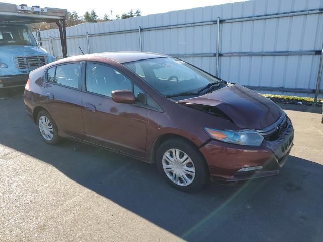 JHMZE2H37BS005804 - 2011 HONDA INSIGHT BURGUNDY photo 4