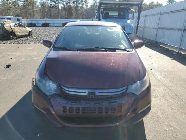 JHMZE2H37BS005804 - 2011 HONDA INSIGHT BURGUNDY photo 5