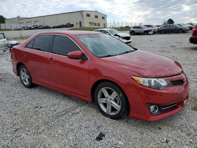 4T1BF1FK6CU611570 - 2012 TOYOTA CAMRY BASE RED photo 4