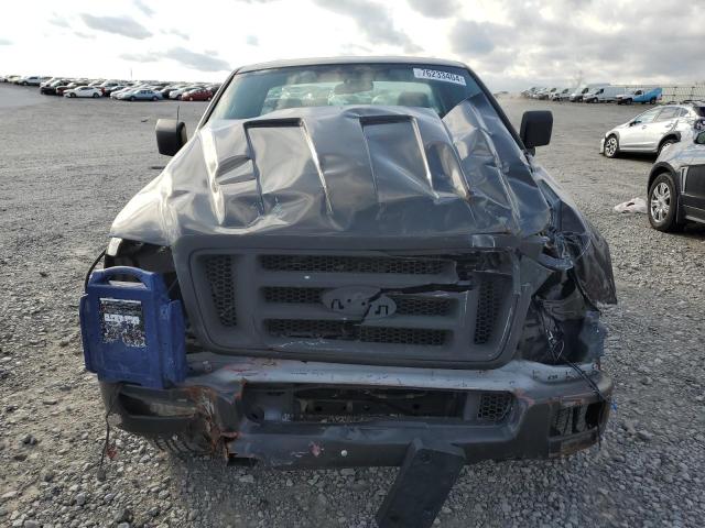 1FTRF02286KC76752 - 2006 FORD F150 GRAY photo 5