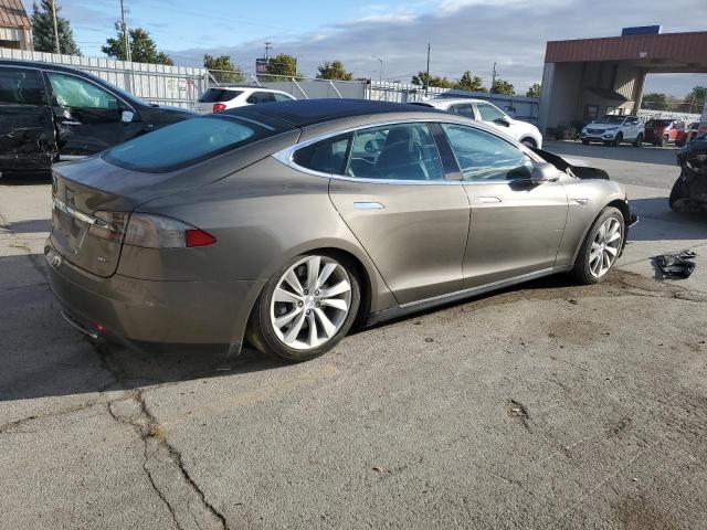 5YJSA1E28GF128648 - 2016 TESLA MODEL S BROWN photo 3