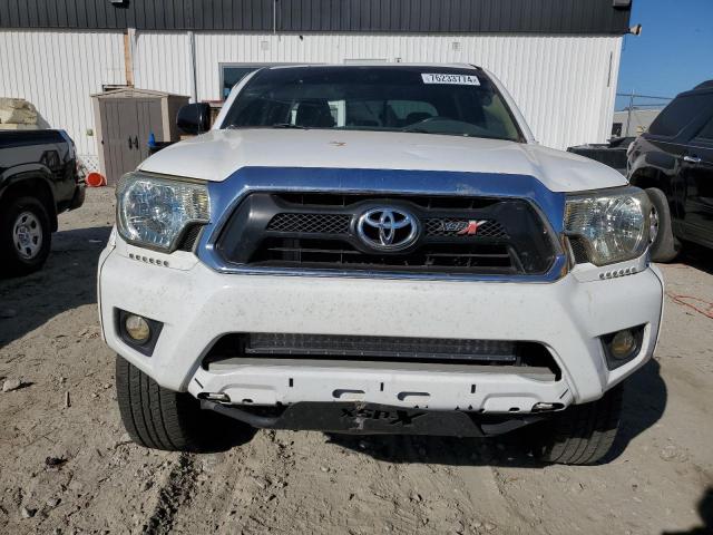 5TFJU4GN9EX053702 - 2014 TOYOTA TACOMA DOUBLE CAB PRERUNNER WHITE photo 5