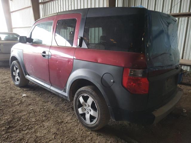 5J6YH18317L002391 - 2007 HONDA ELEMENT LX BURGUNDY photo 2