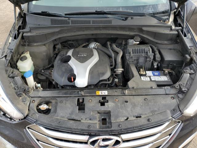 5XYZUDLA9FG270306 - 2015 HYUNDAI SANTA FE S GRAY photo 12