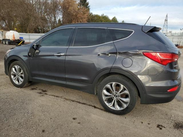 5XYZUDLA9FG270306 - 2015 HYUNDAI SANTA FE S GRAY photo 2