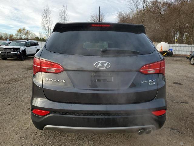 5XYZUDLA9FG270306 - 2015 HYUNDAI SANTA FE S GRAY photo 6