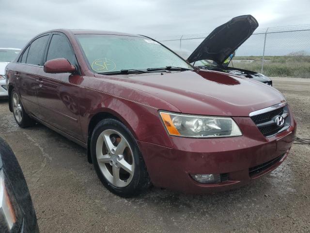 5NPEU46F47H207484 - 2007 HYUNDAI SONATA SE RED photo 4