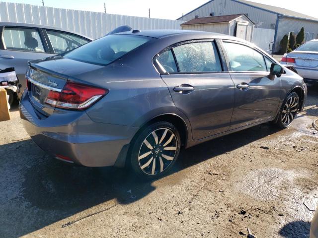 2HGFB2F91FH500504 - 2015 HONDA CIVIC EXL გრაფიტი ფოტო 3