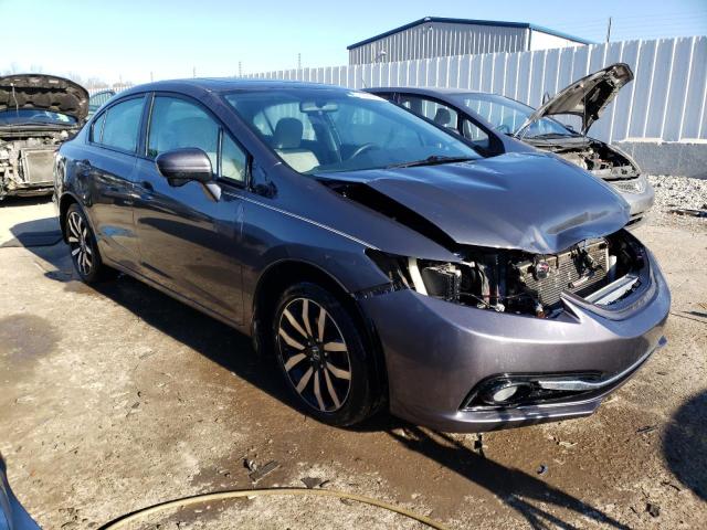 2HGFB2F91FH500504 - 2015 HONDA CIVIC EXL გრაფიტი ფოტო 4