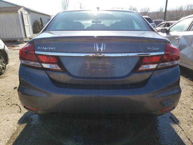 2HGFB2F91FH500504 - 2015 HONDA CIVIC EXL გრაფიტი ფოტო 6