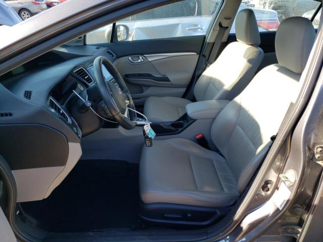 2HGFB2F91FH500504 - 2015 HONDA CIVIC EXL გრაფიტი ფოტო 7