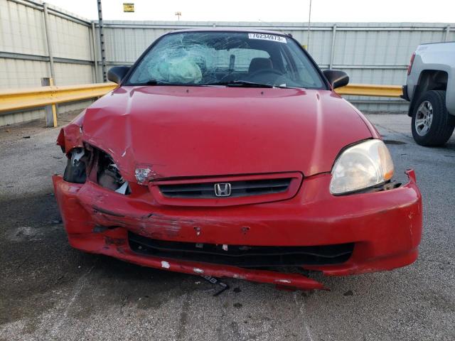 2HGEJ6445VH109397 - 1997 HONDA CIVIC DX RED photo 5