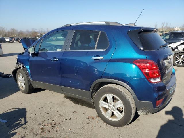 3GNCJPSB5KL390933 - 2019 CHEVROLET TRAX 1LT BLUE photo 2