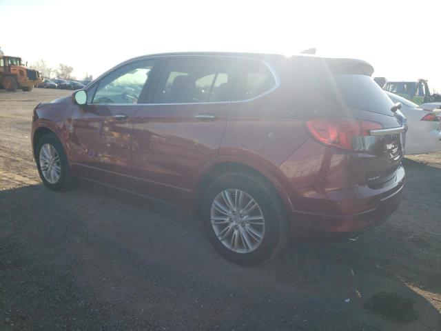 LRBFXCSA7HD150736 - 2017 BUICK ENVISION PREFERRED RED photo 2