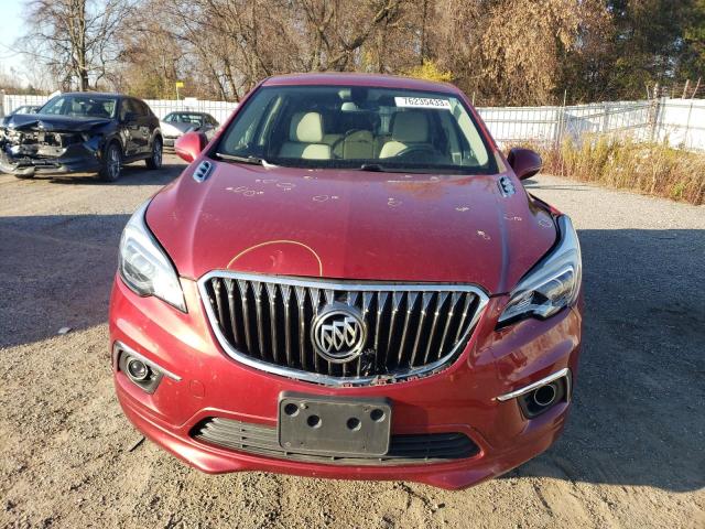 LRBFXCSA7HD150736 - 2017 BUICK ENVISION PREFERRED RED photo 5