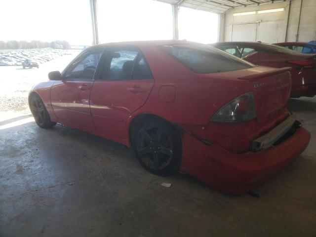 JTHBD192X40085702 - 2004 LEXUS IS 300 RED photo 2