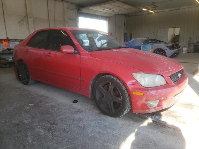 JTHBD192X40085702 - 2004 LEXUS IS 300 RED photo 4