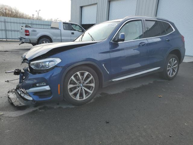 5UXTR9C52KLP84910 - 2019 BMW X3 XDRIVE30I BLUE photo 1