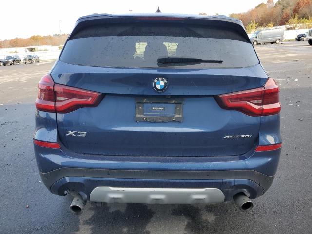 5UXTR9C52KLP84910 - 2019 BMW X3 XDRIVE30I BLUE photo 6