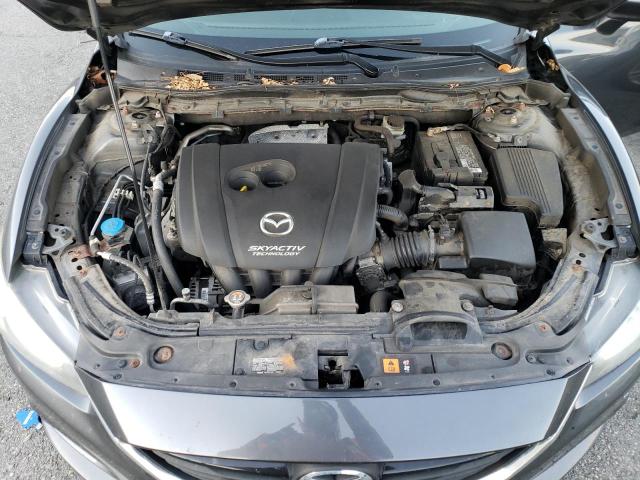 JM1GJ1V63E1161474 - 2014 MAZDA 6 TOURING GRAY photo 11