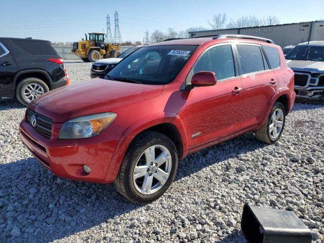 JTMBD32V186071997 - 2008 TOYOTA RAV4 SPORT RED photo 1