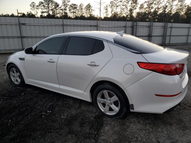 KNAGM4A71F5608186 - 2015 KIA OPTIMA LX WHITE photo 2