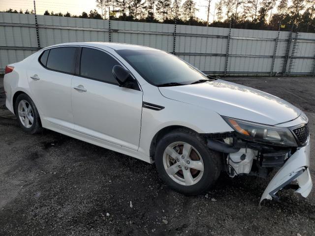 KNAGM4A71F5608186 - 2015 KIA OPTIMA LX WHITE photo 4