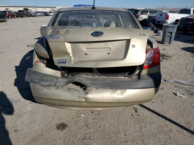 KNADE223496461604 - 2009 KIA RIO BASE GOLD photo 6