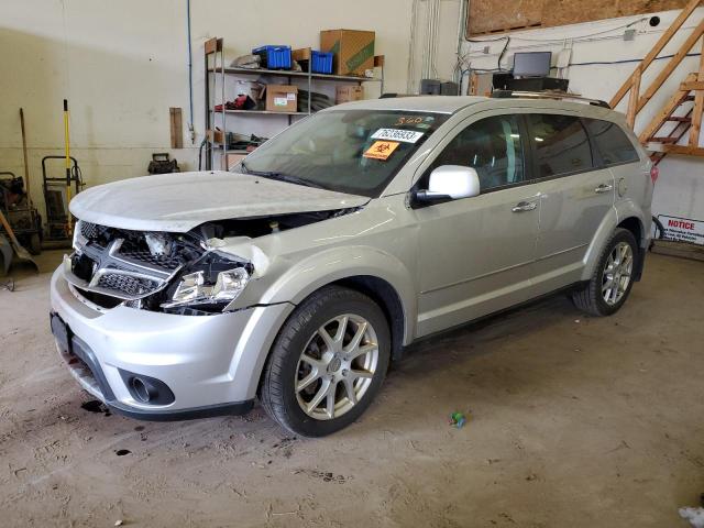 3C4PDCDG7ET124238 - 2014 DODGE JOURNEY LIMITED SILVER photo 1